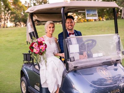 BGC-Tennysons-Garden-Tekita-and-Cale-Wedding-Course-Bride-and-Groom-Golf-Cart