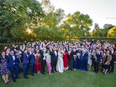 Brisbane Golf Club Weddings Joy & Ivan Tennysons Garden Guests